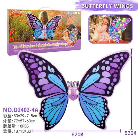 Skrzydła Motyla Fioletowe
