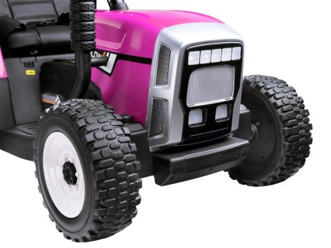 Traktor z przyczepą na akumulator + pilot PA0242