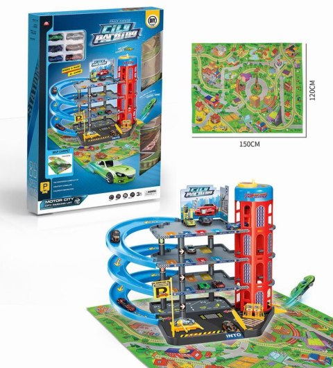 Wielopoziomowy Parking z Matą + Akcesoria