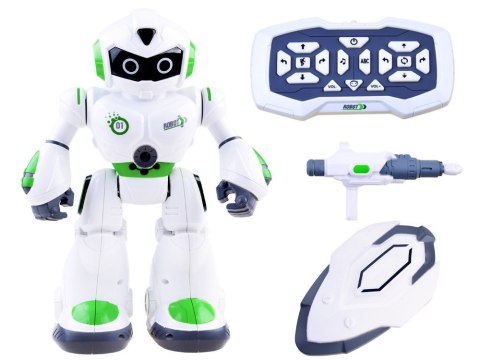 Zdalnie sterowany ROBOT tańczy Nauka angielskiego światło + dźwięk RC0447