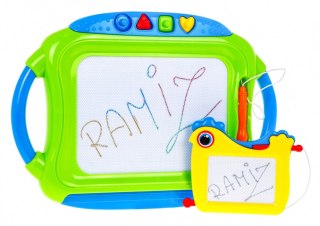 Zestaw 2 Znikopisów dla dzieci 3+ Zmazywalne rysunki + Rysiki + 4 Pieczątki