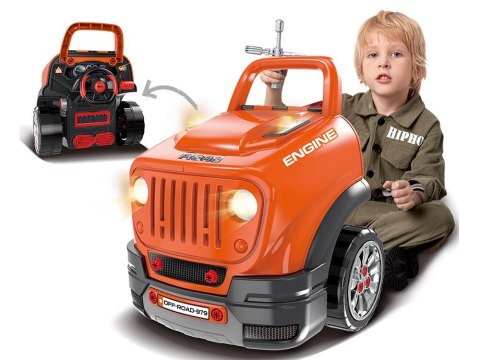 Zestaw mechanika: Ruchomy WARSZTAT SAMOCHODOWY + światło i dźwięk ZA5738