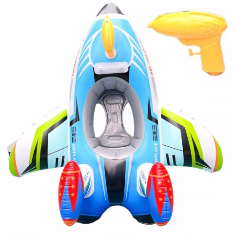 Kółko Ponton dla dzieci do pływania samolot rakieta pistolet 314