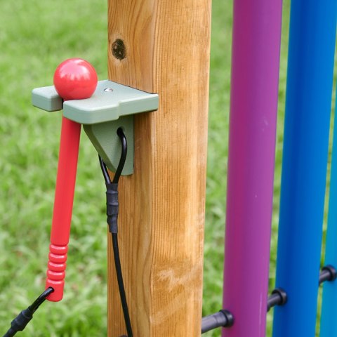 MASTERKIDZ Tęczowe Dzwonki Kolorowa Tablica Do Grania