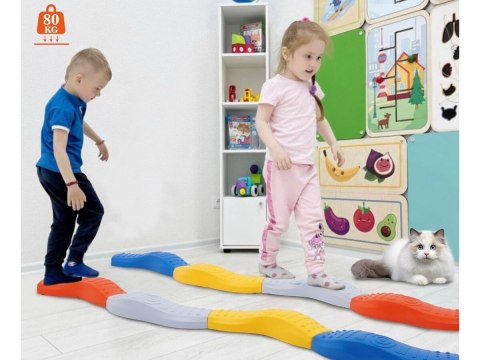 Ścieżka Sensoryczna Dla Dzieci KAMIENIE BALANSUJĄCE Do Ćwiczenia Równowagi 8 Szt Trening Równowagi