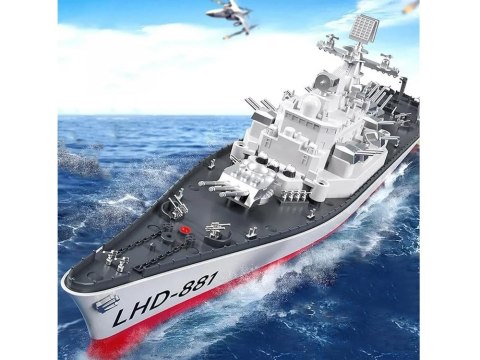 Zdalnie sterowany Ogromny statek PANCERNIK LHD-881 Skala 1:390 RC0736