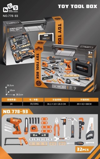 Zestaw Narzędzi 33el. + Walizka