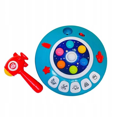 Gra zręcznościowa zbijak Enjoy dźwięki światełka młoteczek dla dzieci 2161