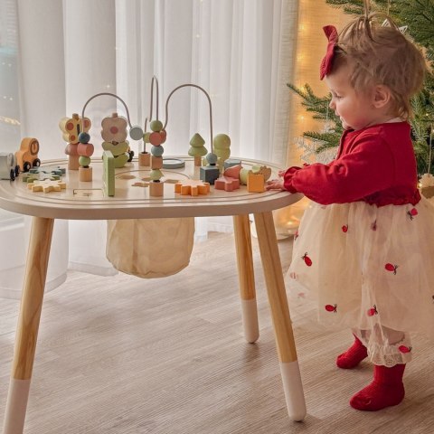 TOOKY TOY Drewniany Stolik Aktywności Safari