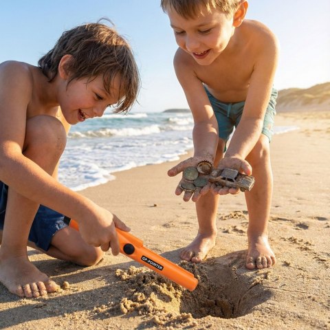 Wykrywacz metali Pinpointer detektor ręczny wodoodporny z latarką LED