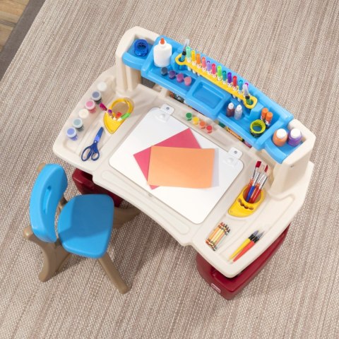 STEP2 Biurko z Krzesełkiem Kącik plastyczny edukacyjny Delux