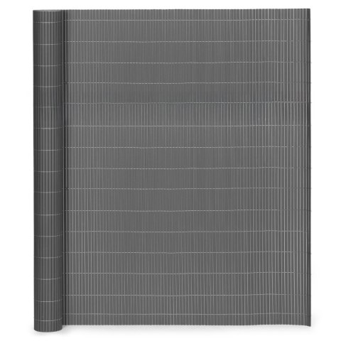 DWUSTRONNA MATA BAMBUSOWA 150X300 CM NA BALKON TARAS OGRODZENIE ANTRACYT MULTIGARDEN