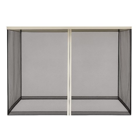 MOSKITIERA DO PAWILONU OGRODOWEGO 3X3 M SIATKA Z ZAMKAMI BŁYSKAWICZNYMI MULTIGARDEN