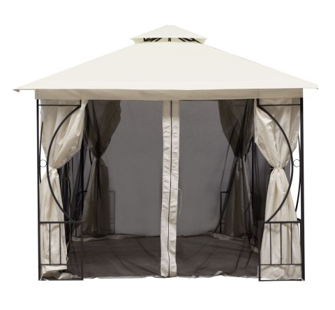 MOSKITIERA DO PAWILONU OGRODOWEGO 3X3 M SIATKA Z ZAMKAMI BŁYSKAWICZNYMI MULTIGARDEN