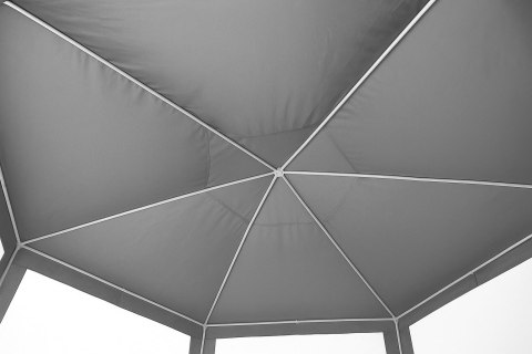 NAMIOT PAWILON OGRODOWY HANDLOWY 2X2X2 M Z MOSKITIERĄ SZARY MULTIGARDEN