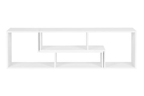 NOWOCZESNY REGAŁ MODUŁOWY GEOMETRYCZNY SZAFKA NA KSIĄŻKI 4 PÓŁKI MODERNHOME