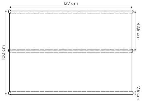 SIEDZISKO PODKŁAD DO HUŚTAWKI OGRODOWEJ 127X100 CM BRĄZOWE MULTIGARDEN