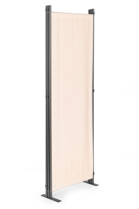 SKŁADANY PARAWAN OGRODOWY POKOJOWY 3-PANELOWY 167X164 CM BEŻOWY MULTIGARDEN