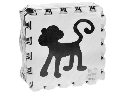 Puzzle piankowe - kontrastowa mata dla niemowląt ZWIERZĘTA 120x120cm ZA4783