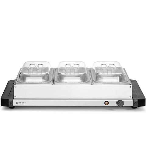 Podgrzewacz elektryczny płyta grzewcza do potraw 3x GN 1/3 400 W