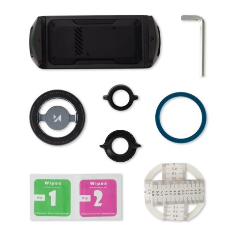 Uchwyt magnetyczny biurkowy 360 składany na telefon tablet - szary