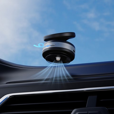 Uchwyt samochodowy z ładowarką Qi kompatybilny z MagSafe 15W - czarny