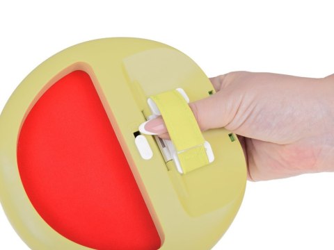 Zestaw sportowy - gra zręcznościowa Wyrzutnia ŻABA + 4 piłki ZA5604