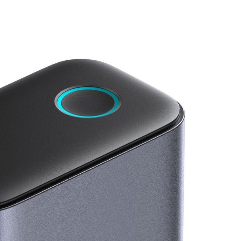 Stacja ładująca JR-TCM02 2x USB-A 4x USB-C GaN 65W wtyczka UK - szara