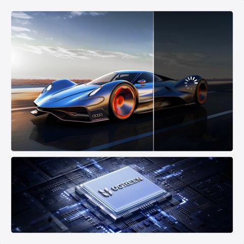 Transmiter HDMI bezprzewodowy nadajnik i odbiornik do 30m - czarno-srebrny