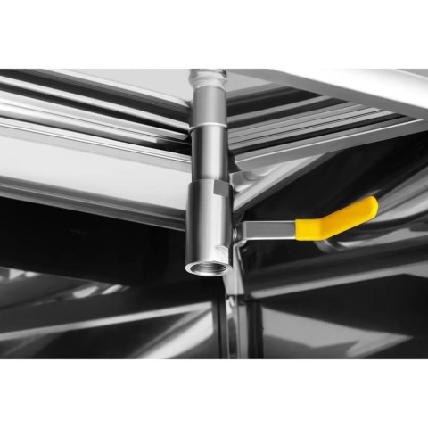 Frytownica podwójna dwukomorowa z szafką 400V - 2x10L