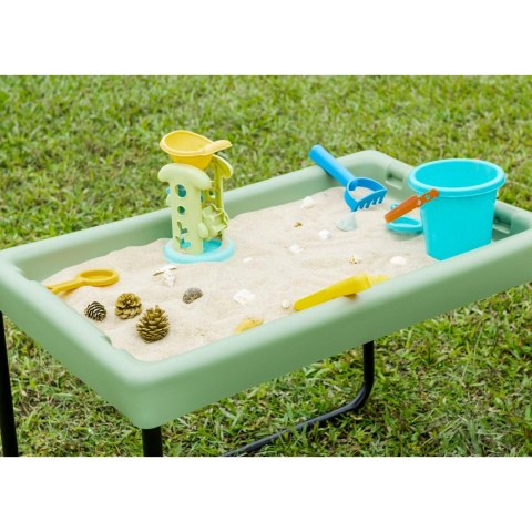MASTERKIDZ Prostokątny Stolik Do Zabawy Piaskiem I Wodą Regulowana Wysokość