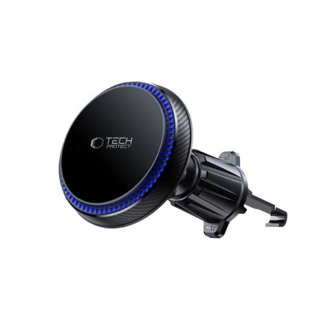 Uchwyt samochodowy z ładowarką indukcyjną MagSafe 15W na kratkę nawiewu - czarny