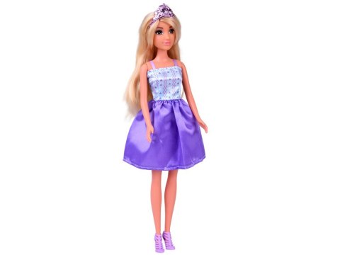 Anlily Lalka MODELKA + duży zestaw 11 sukienek i akcesoriów królewny ZA5695