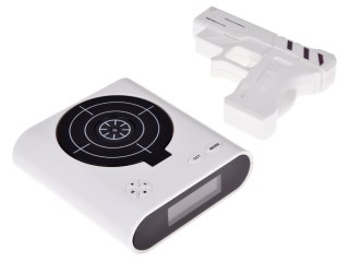 Budzik z pistoletem zegar z tarczą gra ZA2486 BI