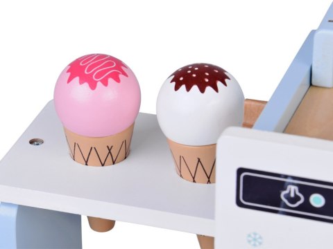 Drewniana Kawiarnia Lodziarnia - Zestaw Zabawowy z Desery Lody ZA5937