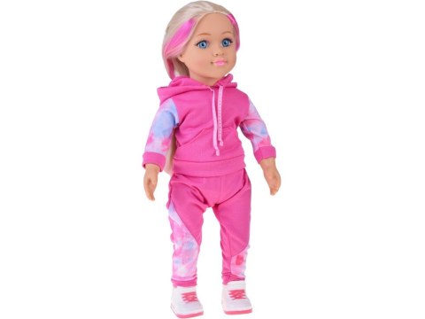 Duża sportowa lalka 48cm w dresie + wbudowana melodia i miękki tułów ZA5844