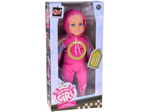 Duża sportowa lalka 48cm w dresie + wbudowana melodia i miękki tułów ZA5844