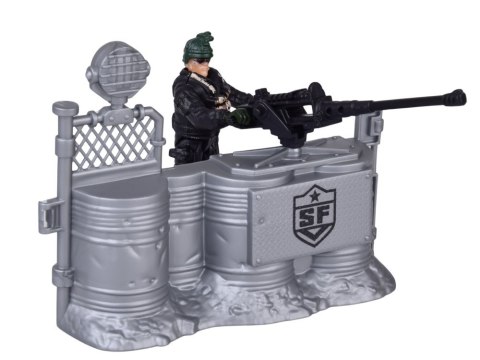 Duży zestaw militarny czołg myśliwiec helikopter + żołnierz ZA5752