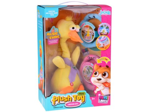 Gra zręcznościowa RINGO rzut obręczą ruchomy cel świecąca kaczka ZA5679