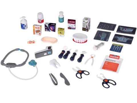 Interaktywny WÓZEK LEKARSKI Zestaw do zabawy w lekarza i dentystę ZA5874