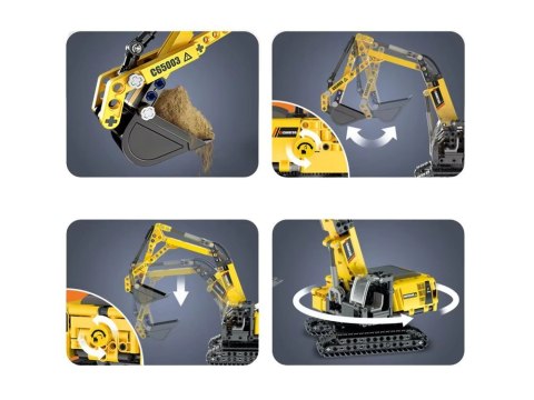 Klocki konstrukcyjne KOPARKA - model techniczny, 467 el. ZA4630