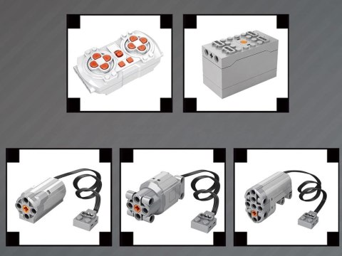 Klocki konstrukcyjne Zdalnie sterowany WÓZEK WIDŁOWY ruchomy 722-ele ZA5796