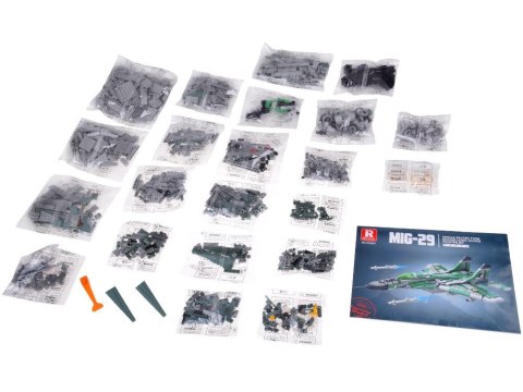 Klocki techniczne Samolot myśliwski dalekiego zasięgu MIG-29 1290ele ZA5800