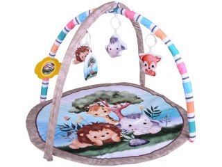 Kolorowa Mata Edukacyjna ze Zwierzątkami Miękka i Bezpieczna ZA5825