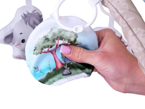 Kolorowa Mata Edukacyjna ze Zwierzątkami Miękka i Bezpieczna ZA5825