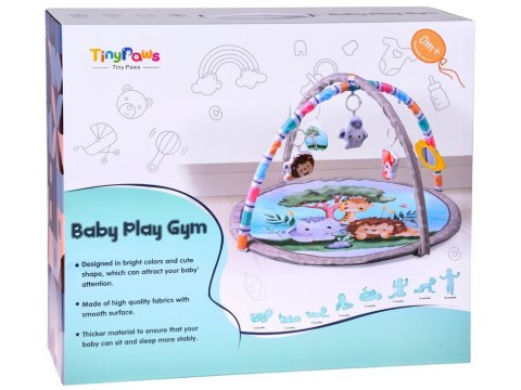 Kolorowa Mata Edukacyjna ze Zwierzątkami Miękka i Bezpieczna ZA5825