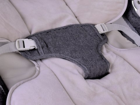 Leżaczek Bujaczek Krzesełko 3w1 z Moskitiera dla Niemowląt + Pilot ZA5822