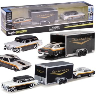 Maisto Licencjonowane auta metalowe Chevrolet Nomad 1955 i Vega 1971 ZA5863