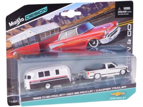 Maisto Licencjonowane Auto Metalowe Chevrolet 454 SS Pick-up 1:64 ZA5963