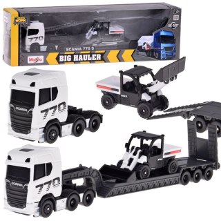 Maisto Licencjonowane Auto Metalowe SCANIA 770S + naczepa Spychacz ZA5966